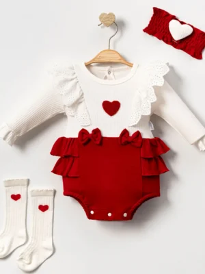 ENSEMBLE Mini Princesse Couleur ROUGE