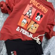 Ensemble 2 PIECES Mickey ORANGE