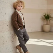 ensemble 3 pièces CHIC marron
