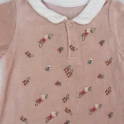 ROBE Velour Douceur fleuri