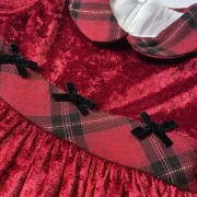 Robe EKOSE avec bande fleuri & collant