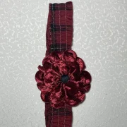Robe EKOSE avec bande fleuri & collant