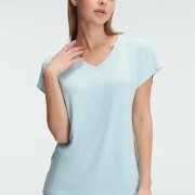 Ensemble pyjama, manche courte , col rond, avec Dentelle