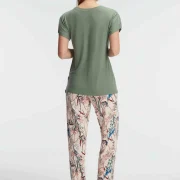 Ensemble pyjama, manche courte , col V, avec Dessins