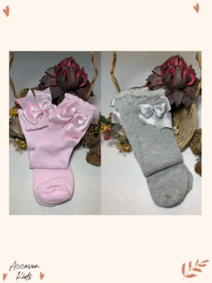 pack de 2 chaussettes COCOLE avec ruban