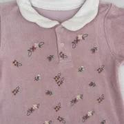 ROBE Velour Douceur fleuri