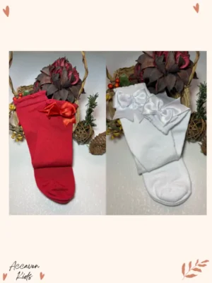 pack de 2 chaussettes COCOLE avec ruban