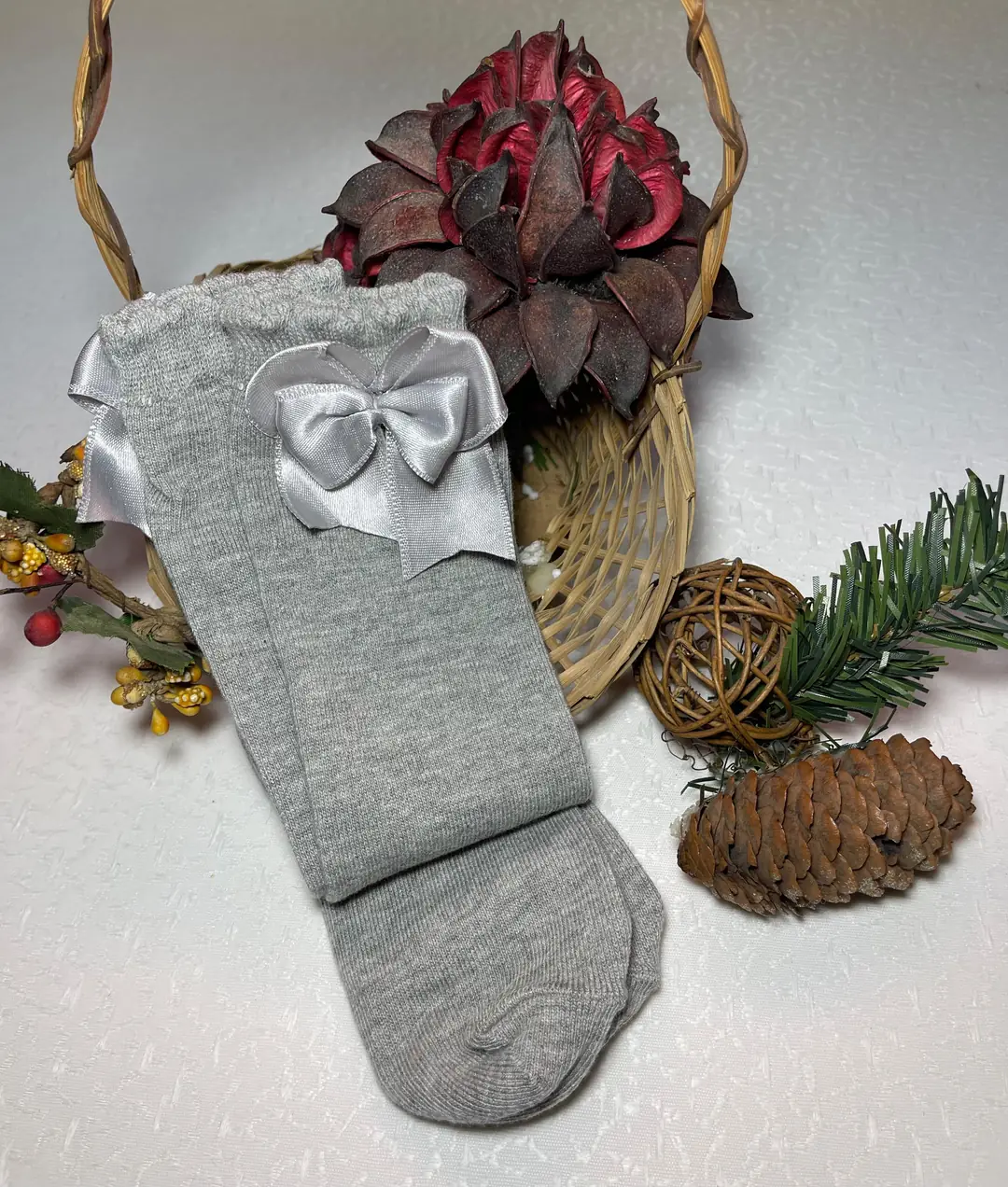 pack de 2 chaussettes COCOLE avec ruban – Image 2