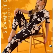 Ensemble Pyjama Chemise demi-Manche