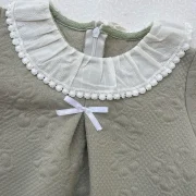 ROBE FLEUR vert