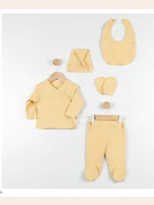 ENSEMBLE NAISSANCE Cœur de Coton 5 PIECES