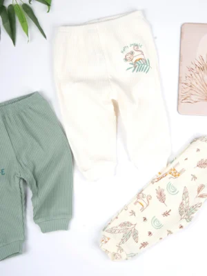 Set 3 pantalons HAPPY JUNGLE