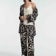 Ensemble Pyjama 3 Pièces, Col en V
