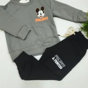 Ensemble 2 PIECES Mickey GREY