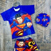 Maillot 3Pieces SuperMan Swimwear